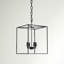 Luminaire suspendu carré 4 lumières