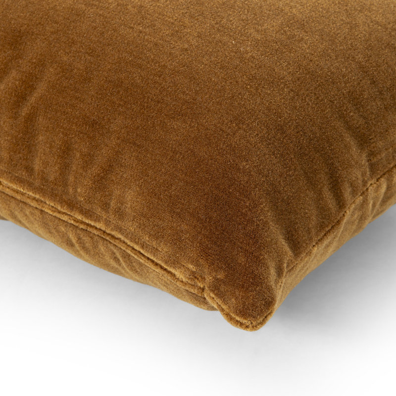 Bridger Wool Pillow Cover & Insert, Rectangular 16"H x 24"W, Monte Tobacco