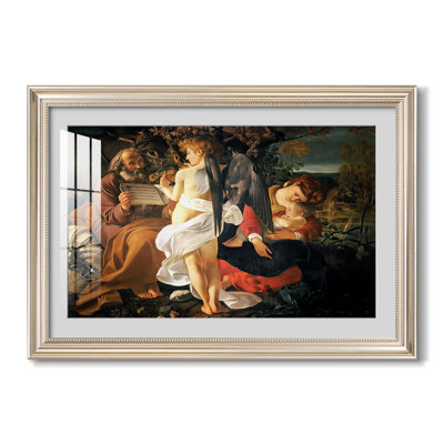 Repos pendant la fuite en Égypte, vers 1597 - Caravage - Reproduction encadrée sur mesure