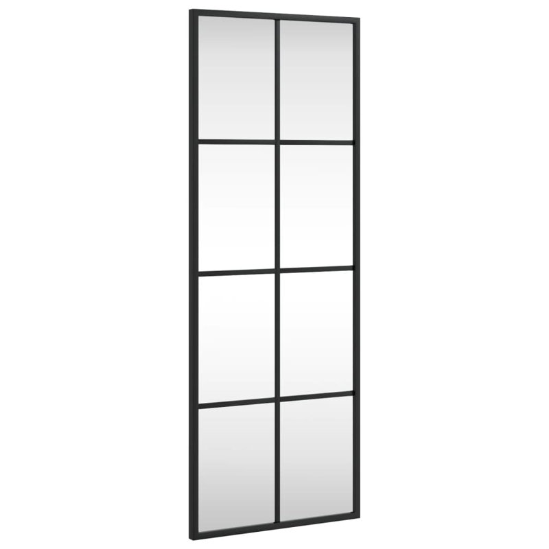 Mikayia Rectangular Metal Wall Mirror, 80cm H x 30cm W