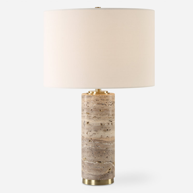 Lavelda Travertine Table Lamp