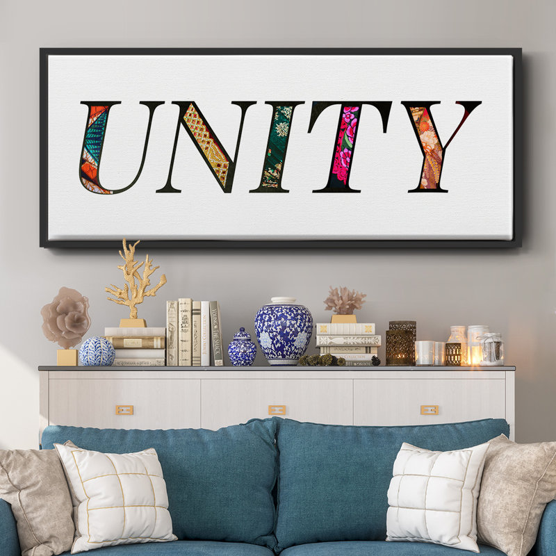 Unity - toile encadrée, H 20 po x l 50 po