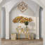 Tabouret de salon en cuir-2090240301