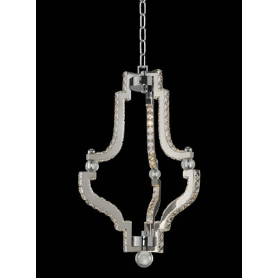 Cambria 1 LT Chrome/Clear Pendant Allegri