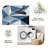 Denim Blue Grey area rugs for Living Room, Soft and Comfortable, Suitable for all seasons, easy to maintain, machine washable Indoor floor mat, Under Table Farmhouse suitable for Bedroom, Dining Room, Study,  Balcony, Home Decor Patio-1441084090