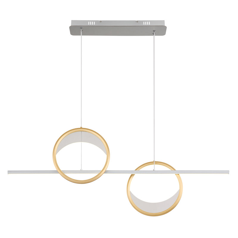 1 - Light Silver LED Pendant