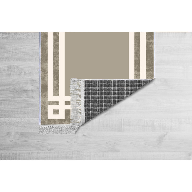 Luxurious Velvet Area Rug (4.6 x 7.2 ft), 100% Antibacterial Fabric, Non-Slip Cotton Backing, Pile Height: 0.4 in | Machine Washable, 3D Digital Print Design | Perfect for Living Room & Bedroom Decor, Soft & Durable