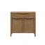 Commode d'appoint tissée 2 portes Palisades