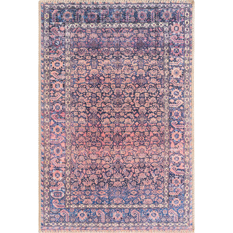 Mcclamma Chenille Oriental Indoor Rug, Rectangle 2' x 3'