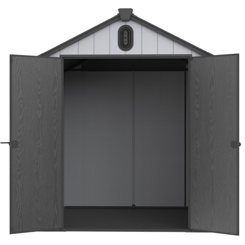 XWT012-1 Remise de rangement en plastique 6 * 8Ft pour grand jardin
