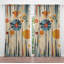Paire de rideaux obscurcissant en polyester Fakenham-427969492