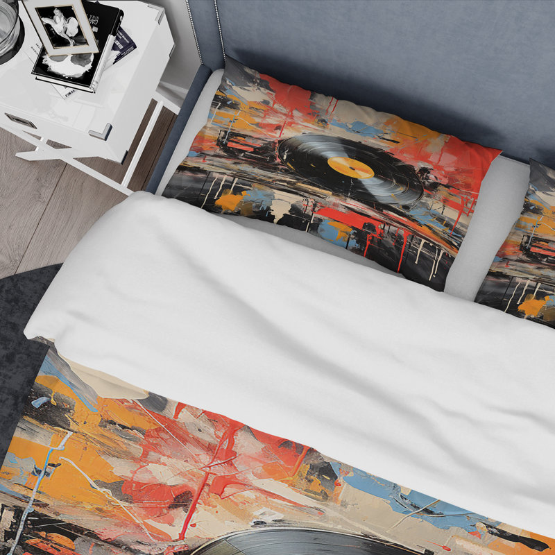Ensemble de housse de couette en vinyle, Housse de couette très grand et 2 très grandes t