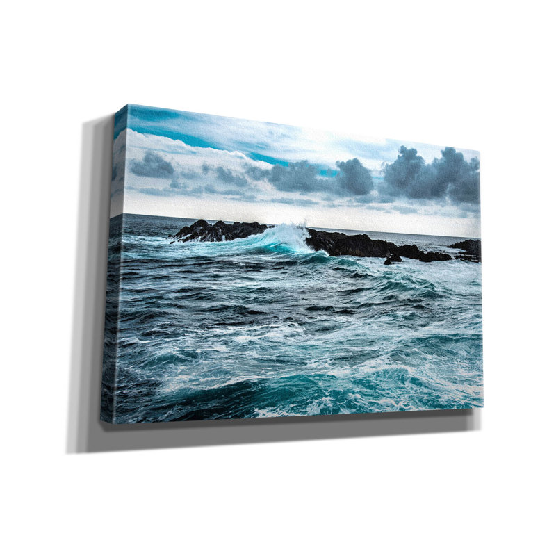 «Wind and Wave» par Verne Varona, reproduction d'art sur toile, H 18 po x l 26 po x P 0,75 po