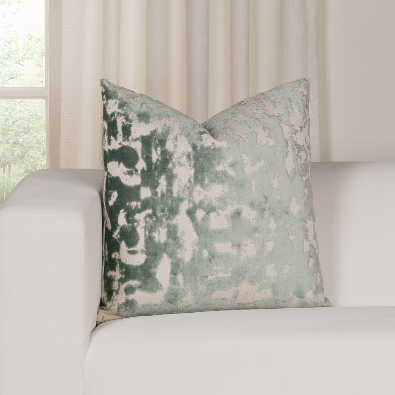 Coussin décoratif en velours Siscovers Starla, H 22 po x l 22 po