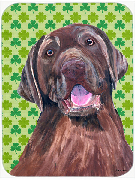 Planche à découper en verre st. patrick des trésors st. patrick caroline Shamrock Lucky Irish