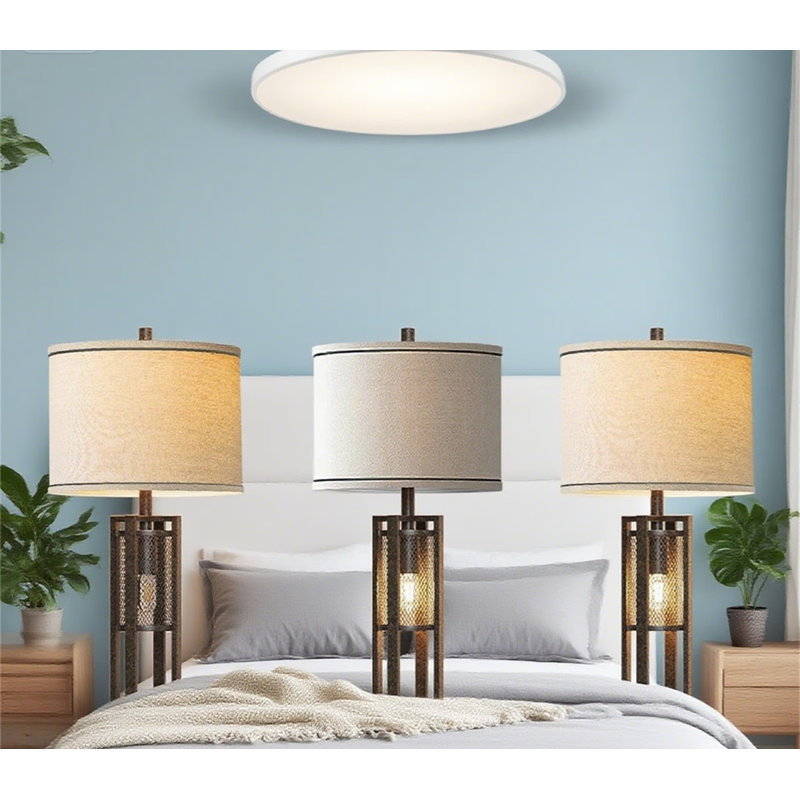 Ensemble de 2 lampes de table Farmhouse Industrial