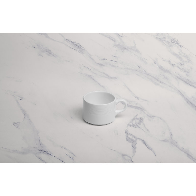 ORBA Premium Porcelain Stackable Tea Cup, 6oz