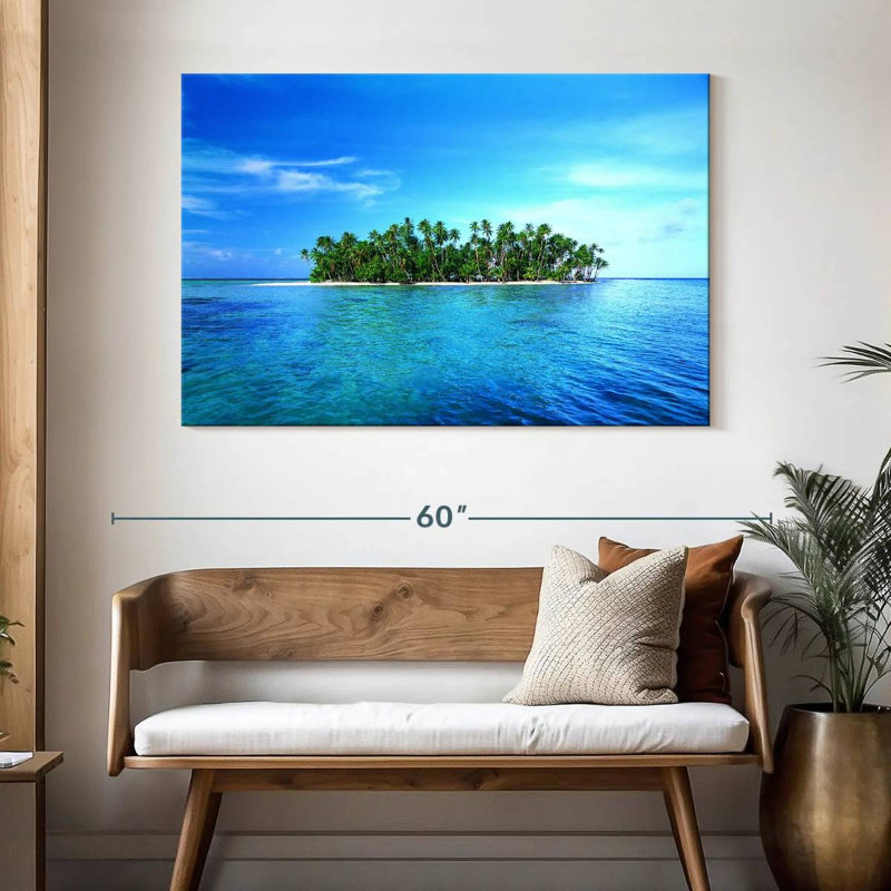 Gillard Palm Island Paradise, H 32 po x l 48 po