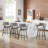 Full Back Upholstered Metal Stool-238596641-238596643