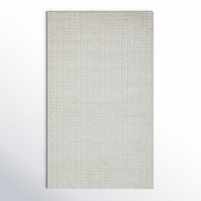 Debra Handmade Tufted Wool Area Rug in Ivory