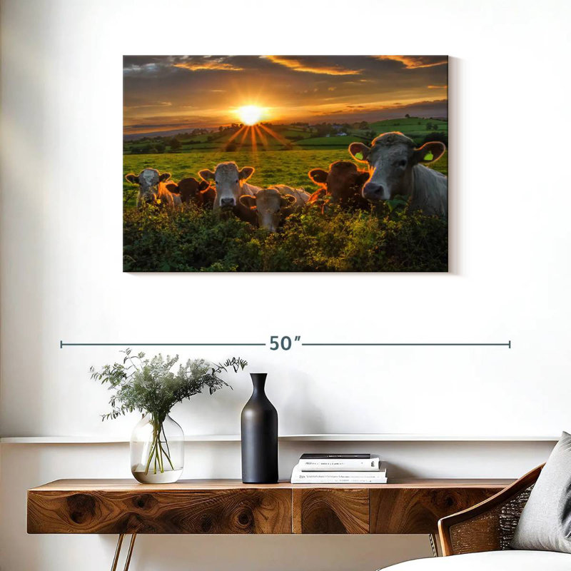 Brampt Sunset Cows