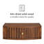 Tablettes murales en bois massif Emblyn