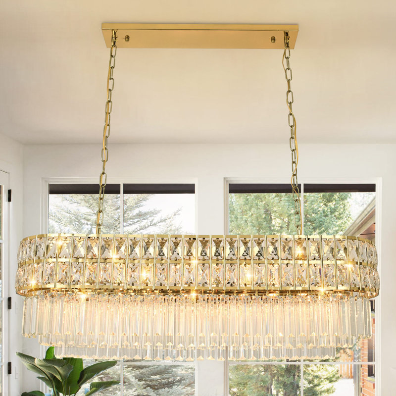 Lustre gradué à niveaux 10 lumières Anber