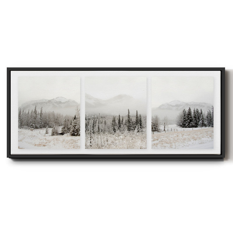 Enneigement - toile encadrée, H 20 po x l 50 po