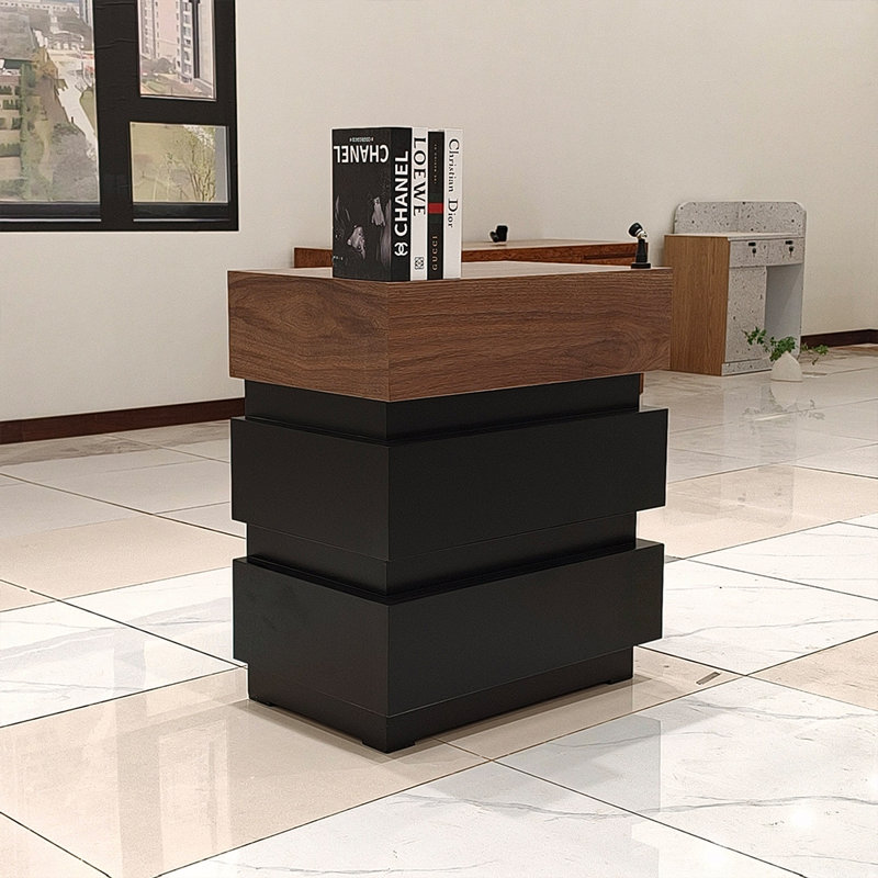 Bureau de réception contemporain en bois manufacturé Contemporary, 39.37"H*31.50"L*19.69"W