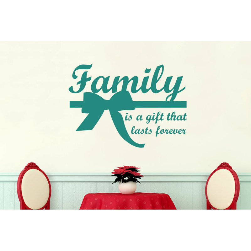 Wall Decal, Medium, Aqua Green