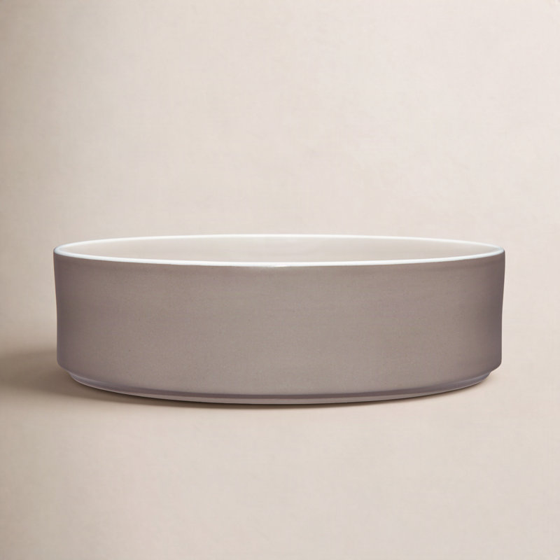 ColorTrio Porcelain Serving Bowl, Clay