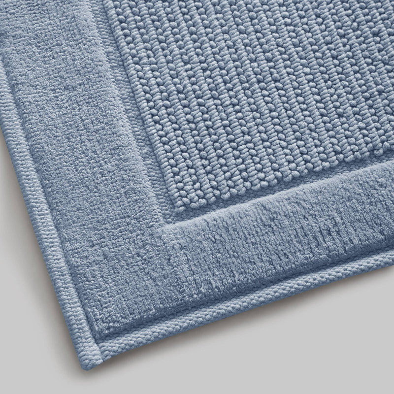 Tapis pour salle de bain 100% coton 24 x 36 po Sanctuary, 24x36", Blue
