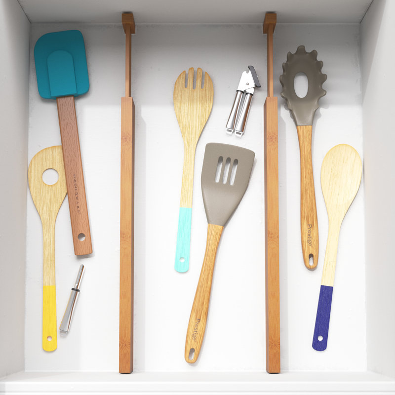 Adjustable 2 Piece Drawer Organizer Set