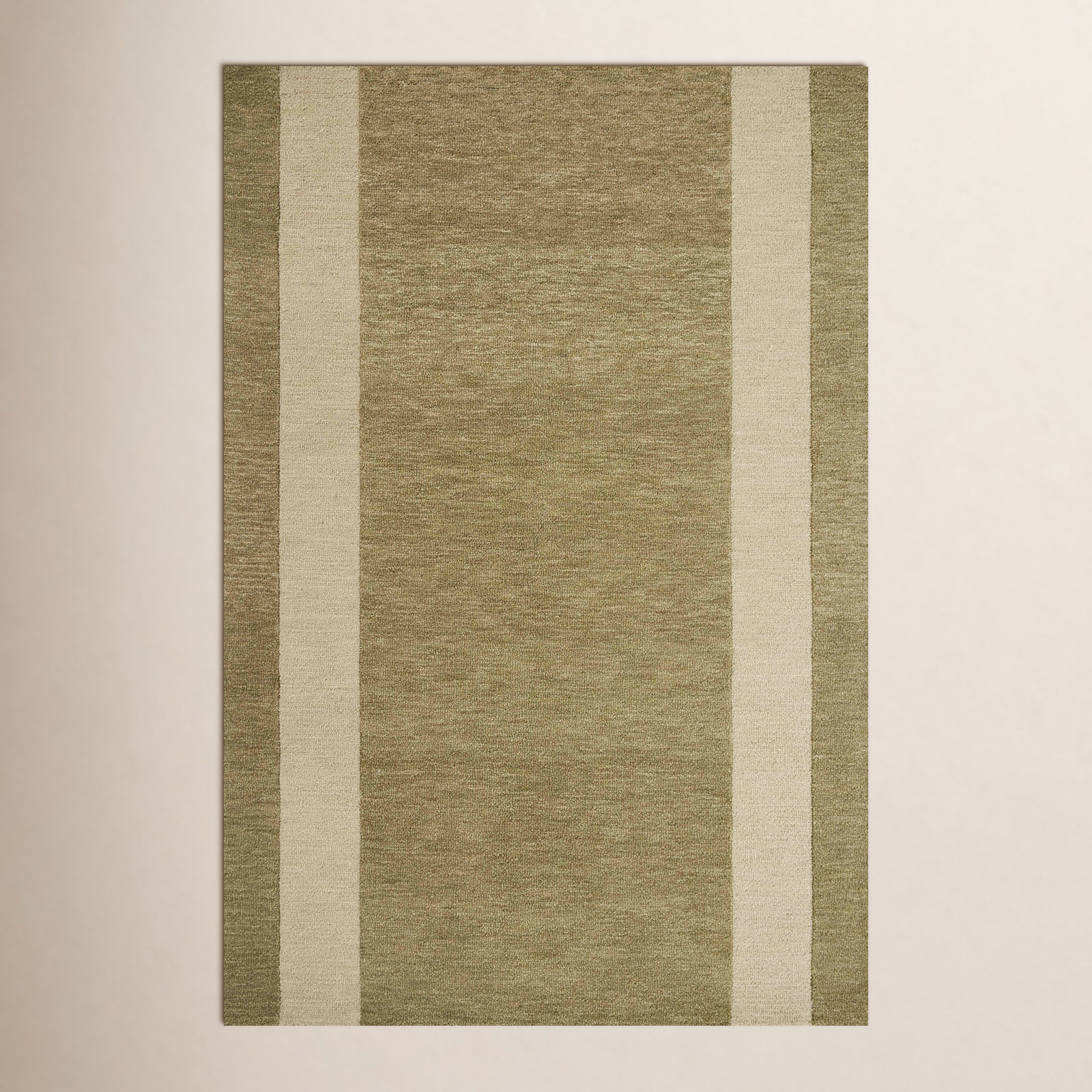 Leanne Ford x Loloi Craven Light Olive / Oatmeal Area Rug, Square 1'6"