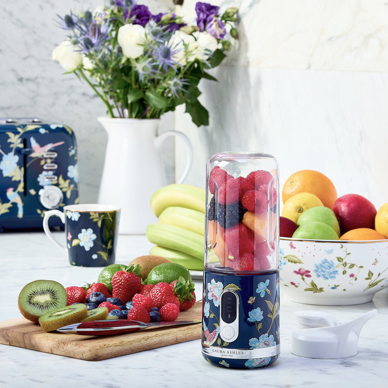 VQ Laura Ashley 25,000-rpm Portable Smoothie Maker, Elveden Navy