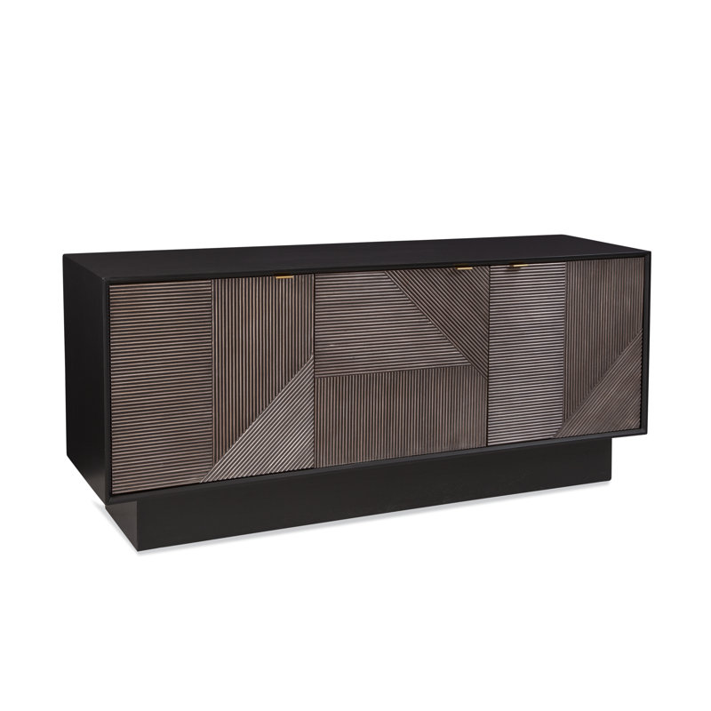 Buffet en bois massif de 71 po de largeur Beader