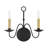 Analycia Steel Candle Wall Light