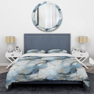 Literie Serene Elegance Marble Pattern