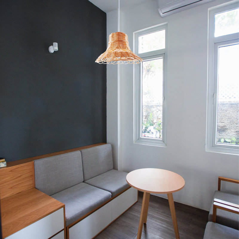 Amear 1 - Light Natural Lantern Pendant