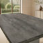 Table de salle à manger Cid Ari, plateau rectangulaire, gris