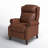 Ambrosane 33" Wide Genuine Leather Manual Standard Recliner-79243445