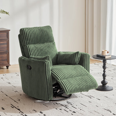 Fauteuil inclinable manuel berçant pivotant 34 po Sherry