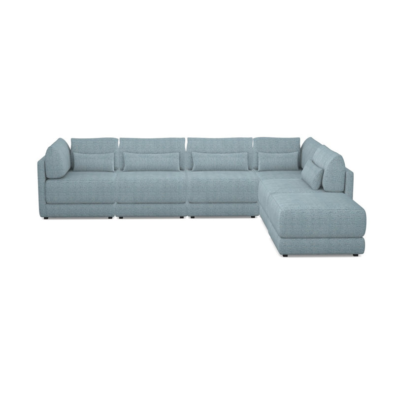 Canapé modulaire 6 pièces Ease, Cobalt Tuck