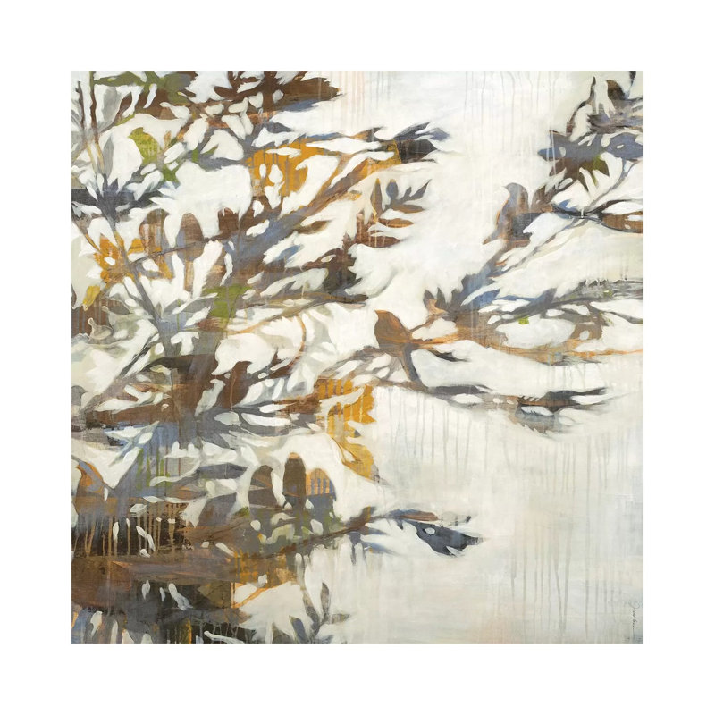 Flock Together by Liz Jardine - Wrapped Canvas Painting, 30.48 cm H x 30.48 cm W