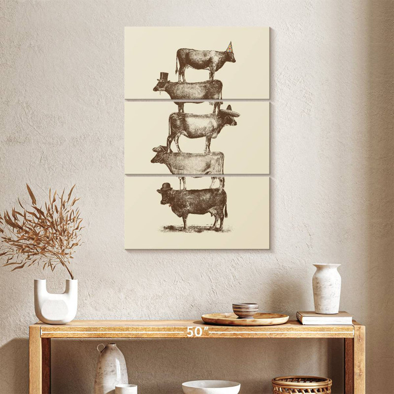 Ketti Cow Cow Nuts, 38" H x 24" W