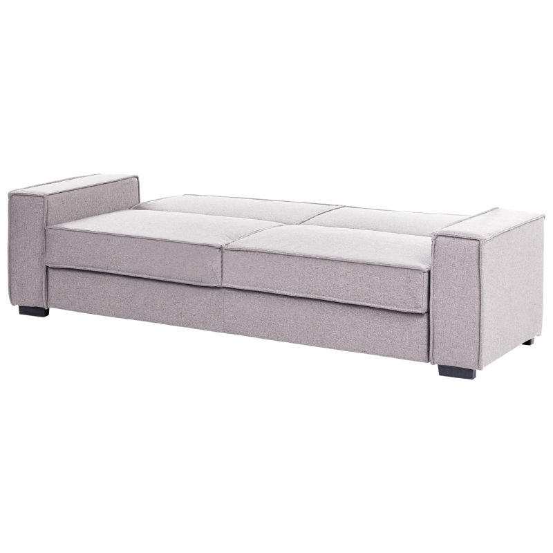 3 Seater Fabric Sofa Bed, Grey, Fabric