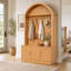 Arbre d'entrée 46,4 po Farmhouse avec banc de rangement et 5 crochets-131246182