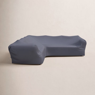 Croix L-Shaped Wicker Patio Sectional Sofa Cover