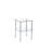 2-Piece Clear Side Table