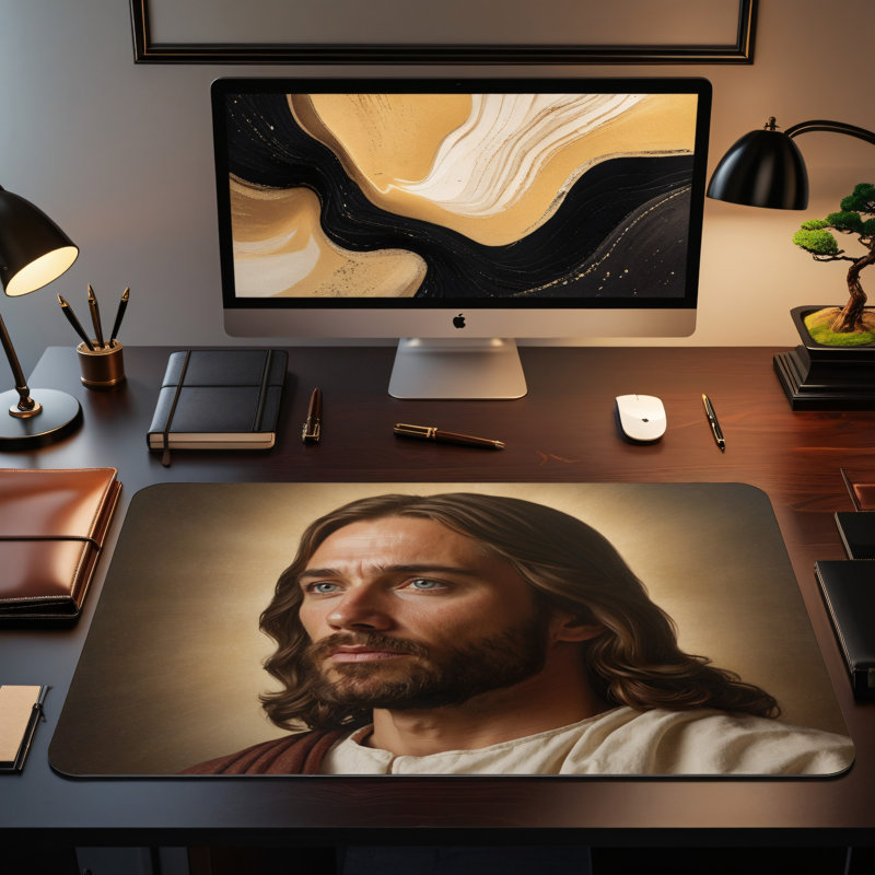 Polyester Desk Pad, 31.5x15.5